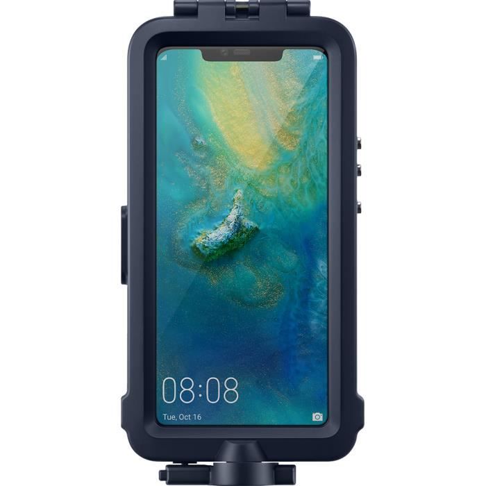 Coque intégrale waterproof bleue Huawei pour Mate 20 Pro