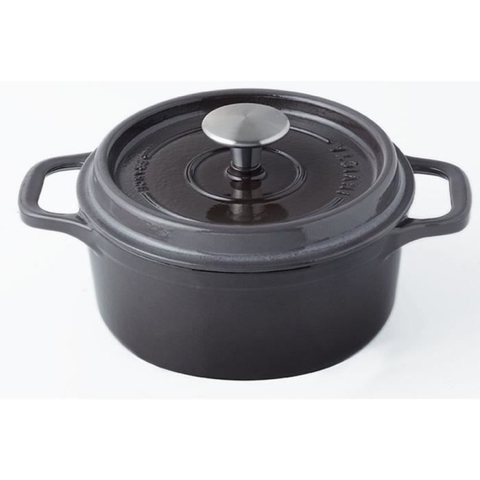 INVICTA Cocotte ronde - Ø 22 cm - Taupe - Tous feux dont induction