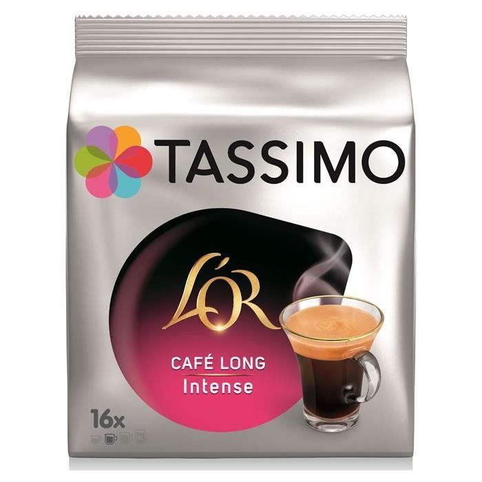 TASSIMO : L'Or Long Intense 16 Dosettes de café