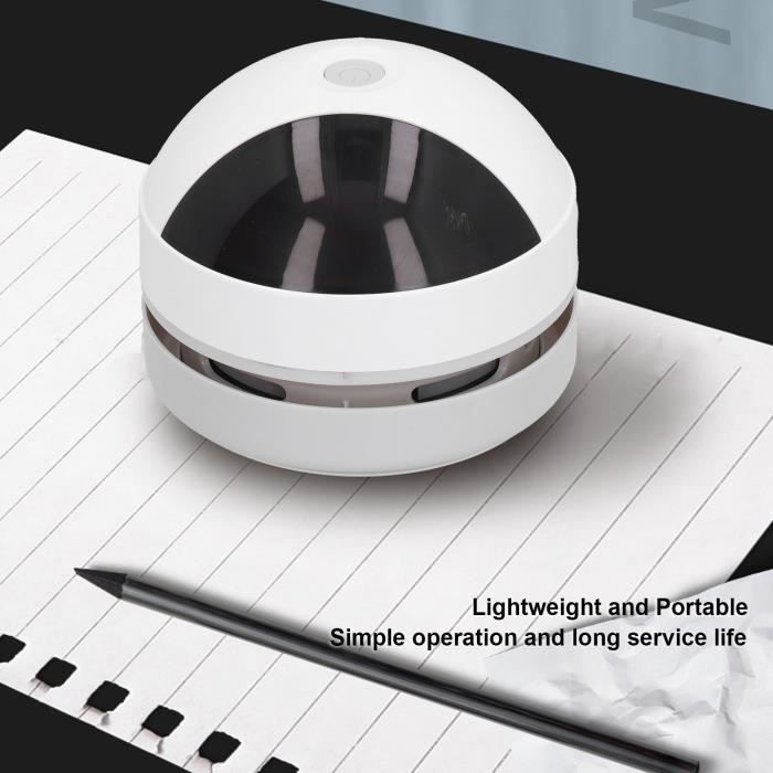 VINGVO Aspirateur rechargeable USB Aspirateur portable Mini aspirateurs de bureau sans fil rechargeables USB pour bureau à domicile
