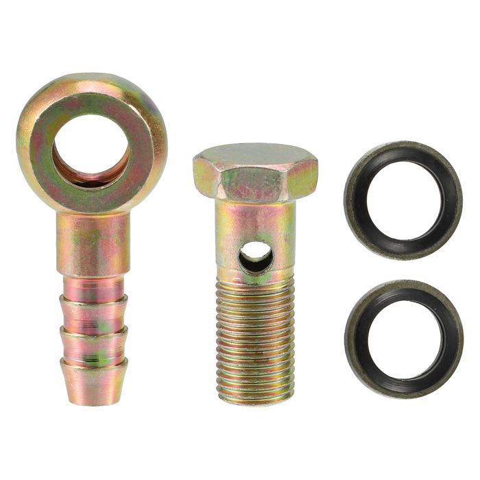 X AUTOHAUX Hohlschrauben M10x1,5mm - Bremsverschraubungsadapter Set