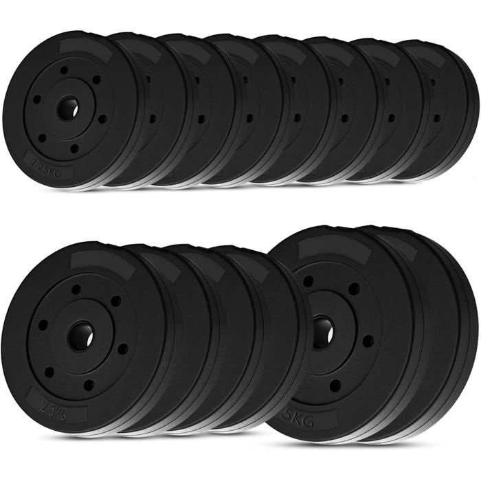 2 Disques D'haltères 2,5 Kg - A K Sports - Fonte Diamètre 30 Mm - Occasion