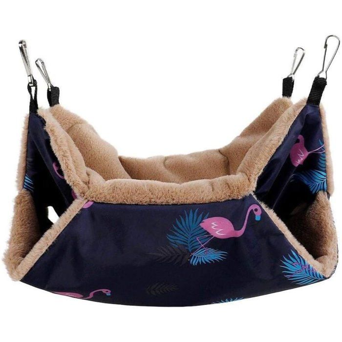 Meilleurs prix pour Hamac Chinchilla Furet 34x34cm Hamac pour Animaux De Petite Taille Hamac Lapin Hamac Doux Double Couche pour Hamster Odipie