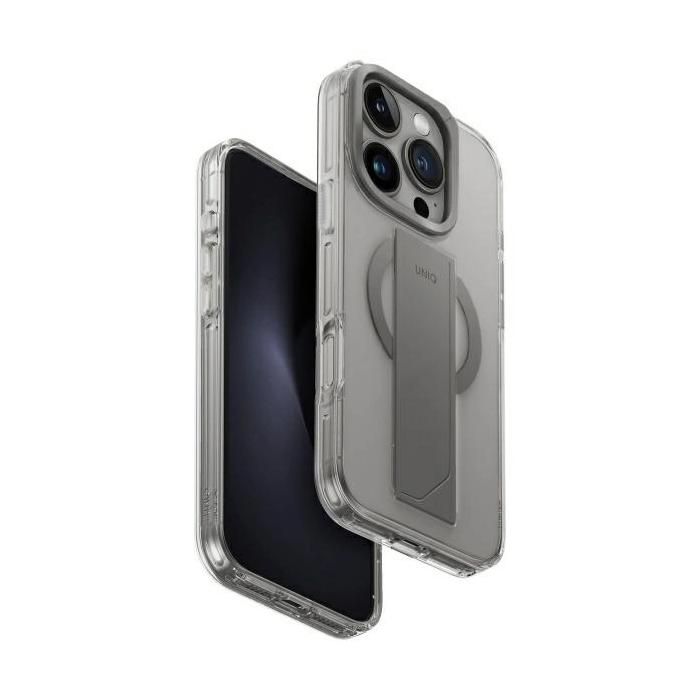 Coque - UNIQ - Heldro Max - Transparent - Charge Magclick - iPhone 16 Pro Max 69 pouces