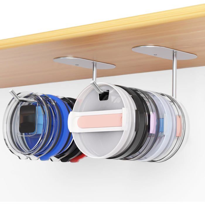 ®RisingFF Lot de 2 boîtes de rangement pour couvercles de tasses économisez de lespace tasse/couvercle de tasse