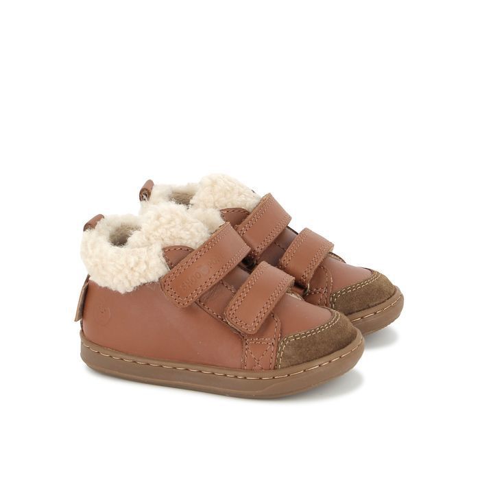 Bottines bébé fille Shoo Pom bouba scratch wool Marron Cdiscount