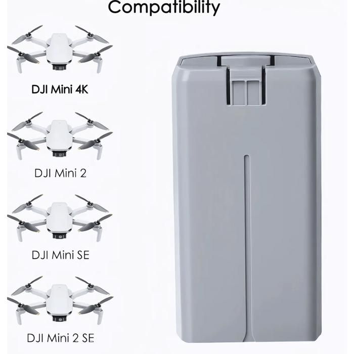 DJXIML Chargeur de batterie pour drone DJI Mini 2/Mini SE, QC3.0 Chargeur de batterie Hub RC Adaptateur de charge USB rapide intelligent compatible avec DJI Mavic Mini 2/Mini SE Drone Batterie