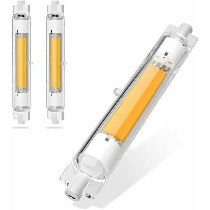 Ampoule LED R7S dimmable - MICH - 118 mm - 30W - Équivalent 300W halogène - Blanc chaud 3000K - Sans scintillement Ampoule LED R7S dimmable - MICH - 118 mm - 30W - Équivalent 300W halogène - Blanc chaud 3000K - Sans scintillement