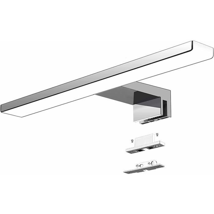 LED Lampe Miroir Salle De Bain 40 Cm 10W 820lm 230V Blanc Froid 6000KIp44 Classe II Slim Bain Miroir LampePince sur Le/Miroir Ca