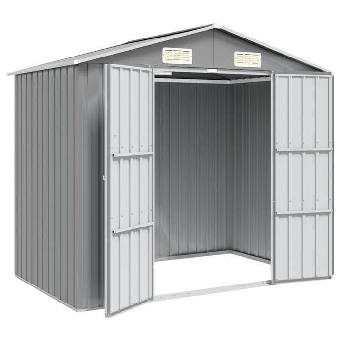 Vidaxl Abri de jardin - Vert 205x129x183 cm - Acier galvanisé