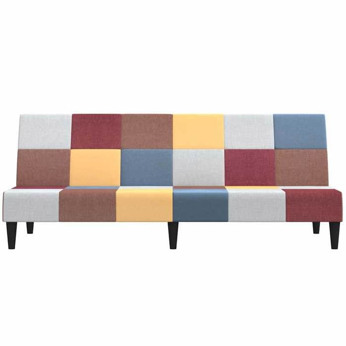 Multicolore Sofa réglable CLOUD Canapé-lit 2 Personnes Tissu 200x84.5x69 cm SS198