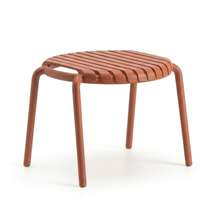 Table basse et repose-pieds de jardin Terracotta 50x50x40 cm