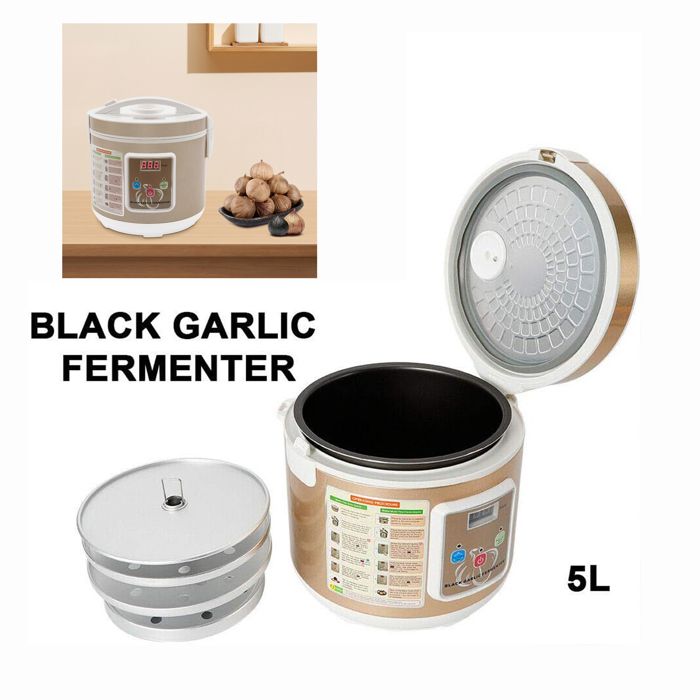 5 l 90 W Fermenteur dail noir de 12-15 jours Réservoir de fermentation intelligent pour ail noir Fermenteur automatique