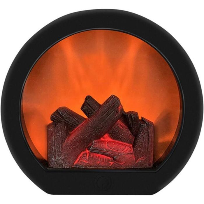 Lanterne de cheminée à LED - PZCC - Interrupteur tactile - Rechargeable USB - Effet flamme réaliste
