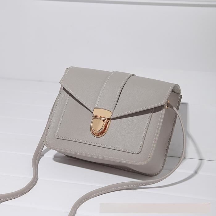 Sac à Bandoulière Style Coréen - Cuir PU - Pour Femme - Portable Main Ou Épaule - Tendance