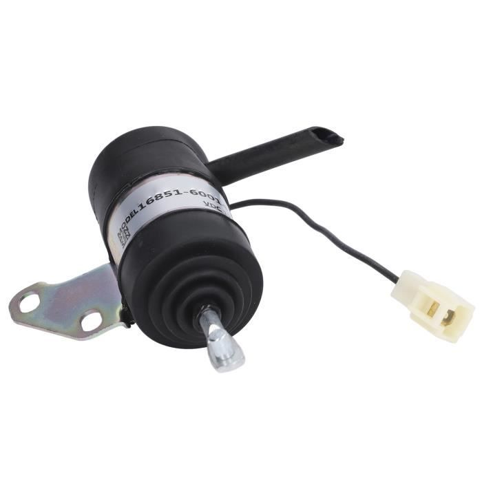 Solénoïde D'arrêt De Carburant 16851-60014 De Remplacement Pour Tondeuse Kubota Tracteur Pelle Rtv Rtv900 D722 91896079