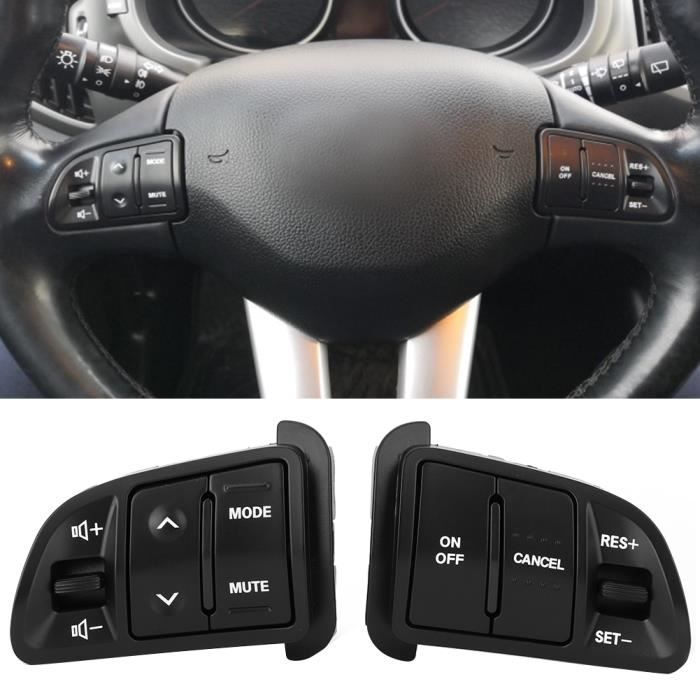 Boutons de commande au volant Commutateur de volume multimédia de régulateur de vitesse adapté