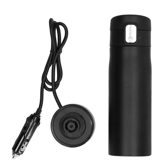 Tasse Chauffante De Voiture – Bouilloire électrique LCD – Acier Inox – 22x7cm – Neuve