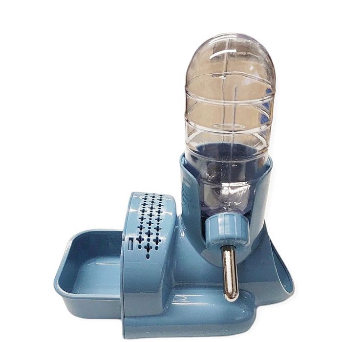 Comparer les prix de Gourde et gamelle - ANIMALLPARADISE - Modèle 16 - Bleu/Transparent - 3 en 1 - Pour rongeurs