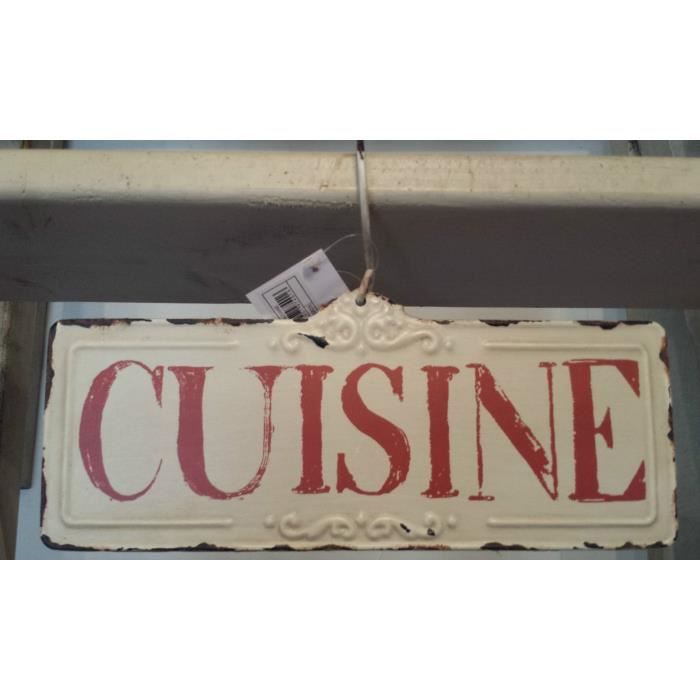 plaque cuisine style vintage
