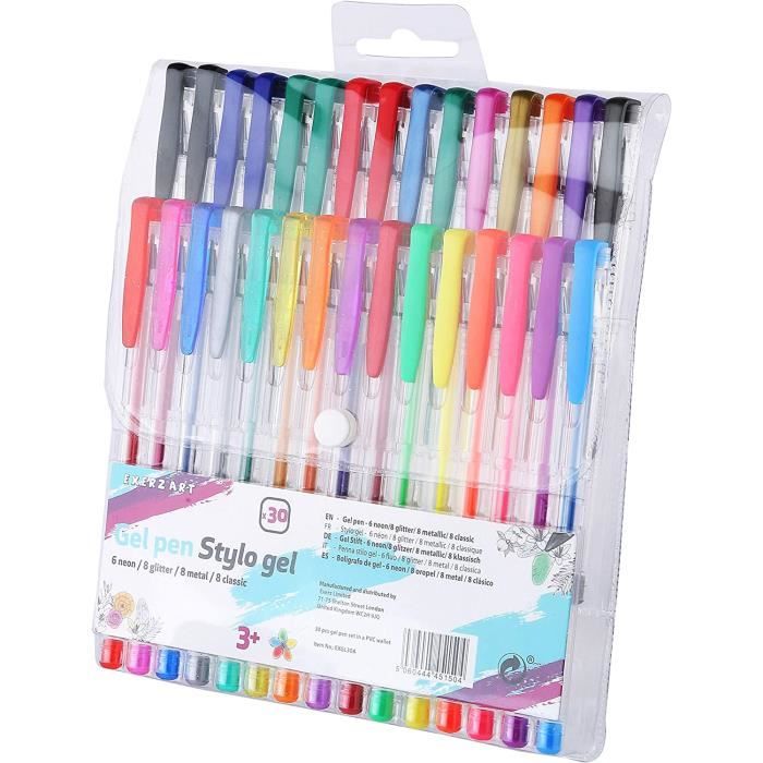 Ensemble de stylos de couleur, stylos de couleur, stylo à bille de