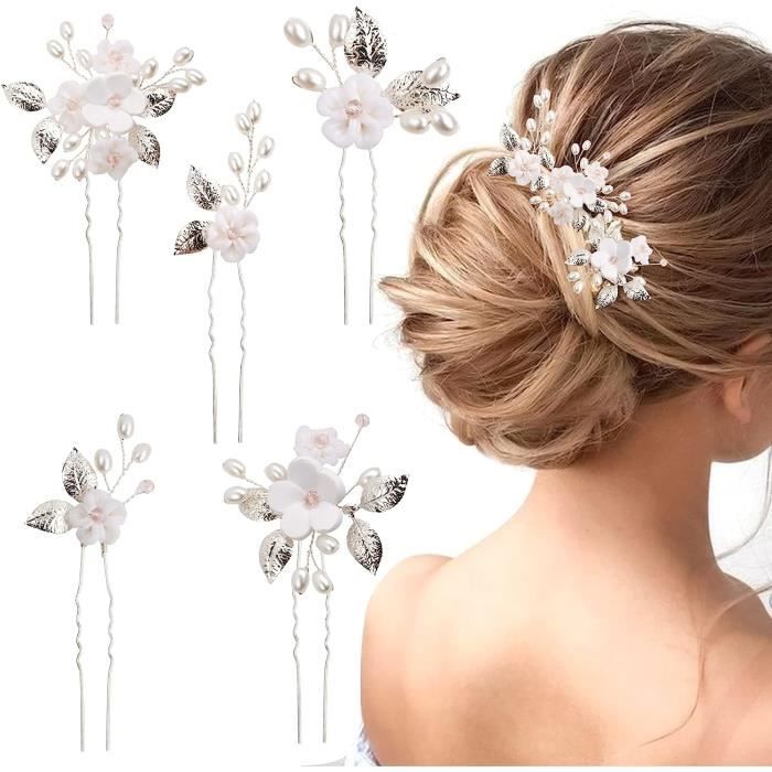 5 Pi ces pingle Cheveux De Mariage Accessoires Cheveux Mariage