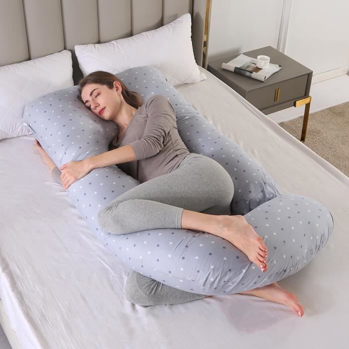 Coussin Grossesse Et Allaitement - Multifonction - Confort Dos Et Ventre - Fabriqué En UE