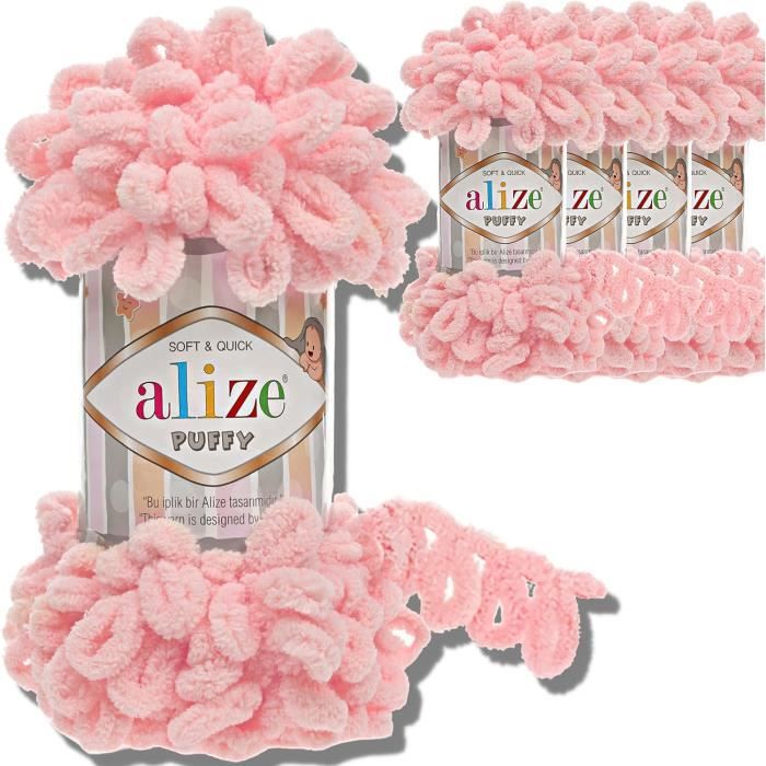 Lot De 4 Pelotes De Laine Chenille épaisse Coopay - 100g Chacune - 100% Polyester Super Doux - Pour Couvertures, écharpes, Amigurumis