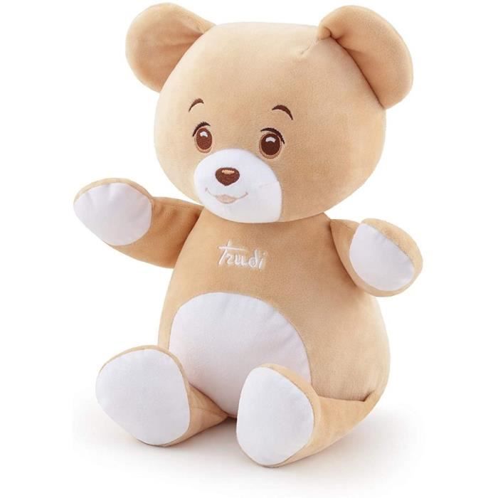 Peluche TRUDI Orsetto baby M Blanc colori naturali due misure Cdiscount Jeux Jouets