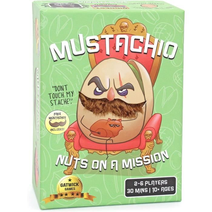 Mustachio - Moustaches Maintenant Incluses, Un Jeu De Stratégie De  Tromperie Et De Noix Intrigantes, Jeux De Société Amusant[u3745] -  Cdiscount Jeux - Jouets