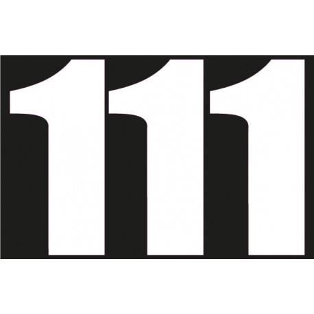 Personnalisation Vehicule Autocollants Lettres Chiffres Voiture - 26 Lettres 10 Chiffres - 2,5x2,2cm - R&eacute;sistants UV Stickers UV