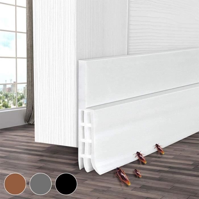 Boudin De Porte Isolant Anti-froid - Déco Chien Noir - Bas De Porte NEUF Qualité Chaleur