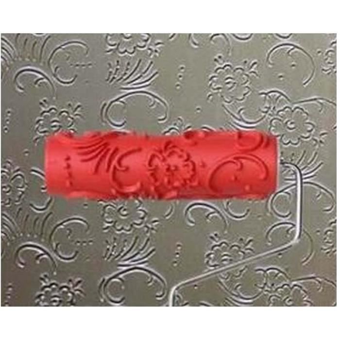 Rouleau à Motif Pour Argile – Motifs Oiseau, Abeille, Baleine – Poignée En Bois – 10x3x3 Cm – Outil Poterie, Céramique DIY