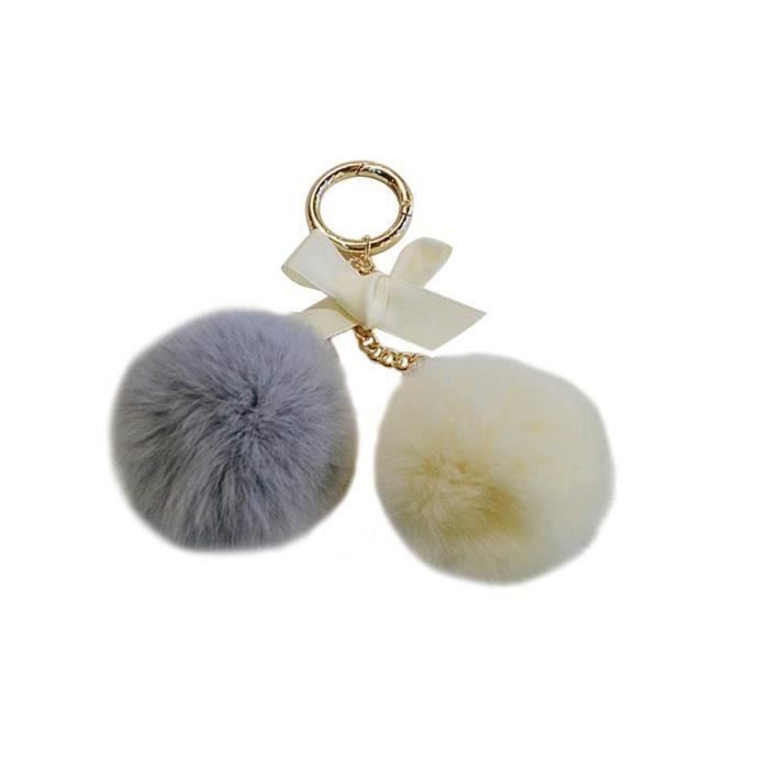Mc Porte Cle Femme Pompon Porte Cles Voiture Cles Keychain