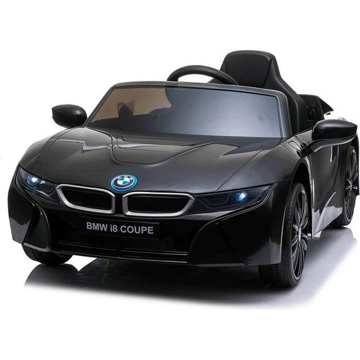 Bmw I8 Noir 12v Voiture Electrique Enfant Vehicule Bebe Jouet Fille Garcon 12 Volts Cdiscount Jeux Jouets