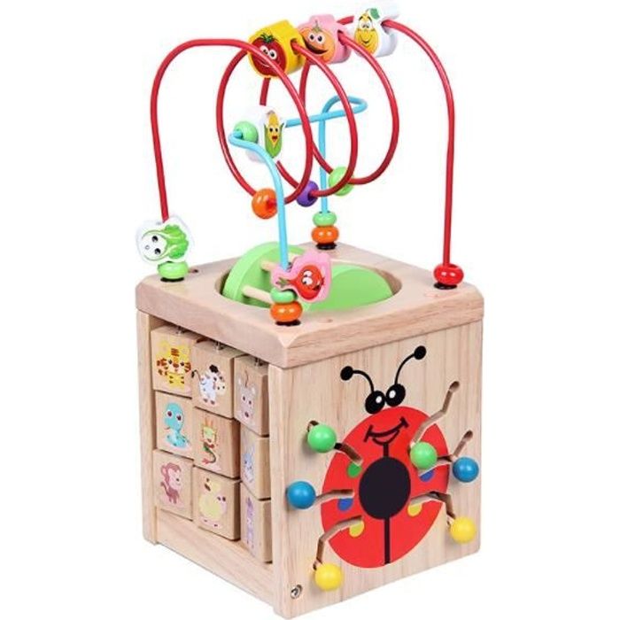 Cube D Activite Bebe En Bois 6 En 1 Centre D Activite Jeu D Eveil Premier Age Jouet Educatif Interactif Cadeau Cdiscount Jeux Jouets Cube D Activite Bebe En Bois 6 En 1 Centre D Activite Jeu D Eveil Premier Age Jouet Educatif Interactif Cadeau Cdiscount Jeux Jouets