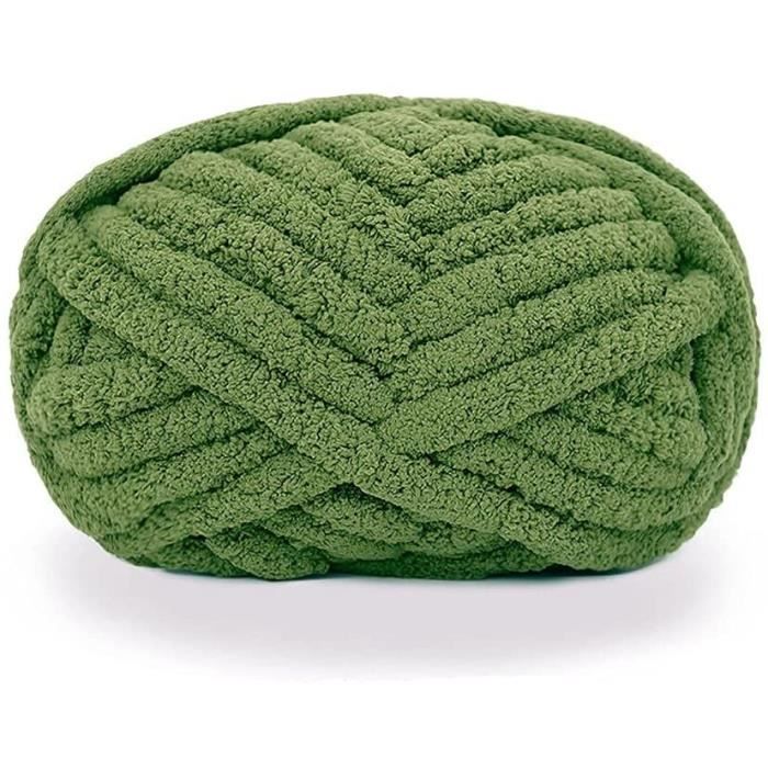 Pelote laine epaisse tricot chunky pour couvertures à tricoter à la main  super soft big jumbo couverture de fils pelote laine[96] - Cdiscount  Beaux-Arts et Loisirs créatifs