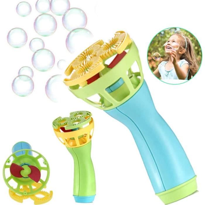 Ventilateur à Bulles PUSTEFIX Double-Blower – 2 Anneaux, Hélice, 250 Ml De Liquide Inclus – Dès 3 Ans