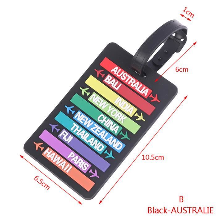 Étiquette De Bagage Personnalisée - Cuir Camel