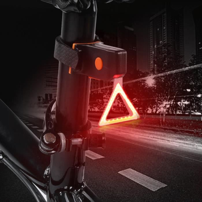 Lot De 5 Feux Arrière LED Pour Vélo - Rouge, Étanche - Sécurité Cyclisme - Pour Garde-Boue Ou Selle