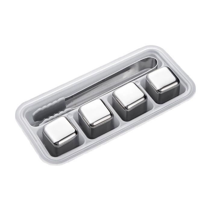 Lot de 2 pinces de service argentées – pince à glaçons & pince à sucre - Arts de la table