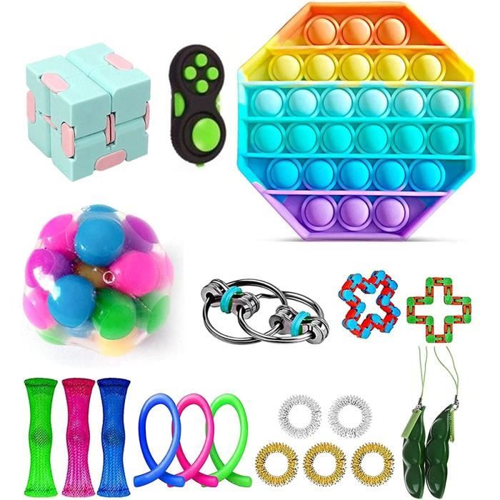 Boule à picots en Gel pour enfant, jouet sensoriel amusant, balle Anti