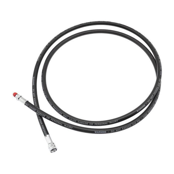 Tuyau De Plongée Haute Pression Flexible 15 Cm – Fibre De Carbone Tressée, 300 Bar, Interface 7/16-20UNF, Pour Plongée Sous-marine