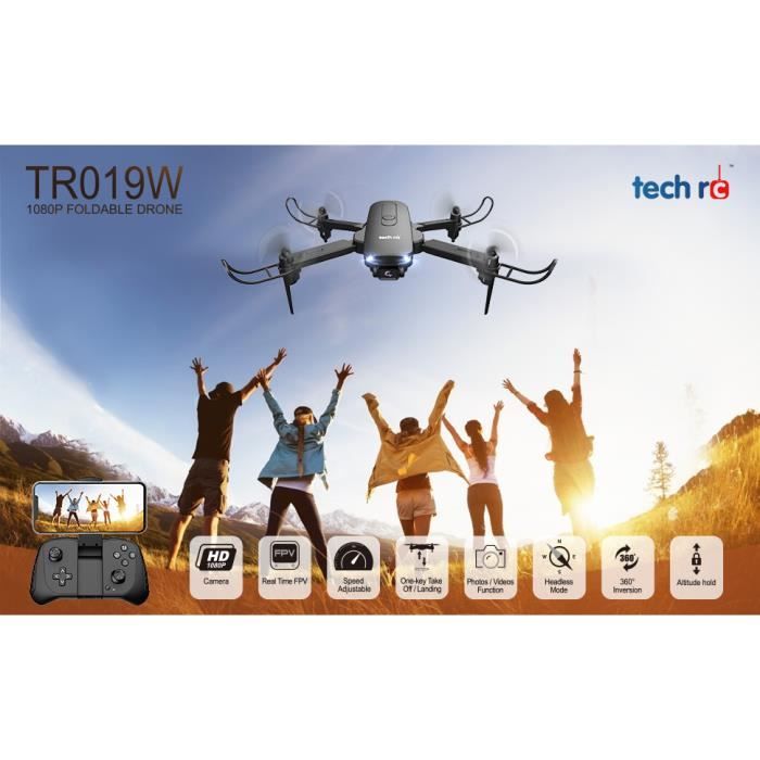 Mini Drone avec Caméra 1080P HD - TAOFEDO - Temps de Vol de 20 Minutes - 3  Batteries Rechargeables - Cdiscount Jeux - Jouets