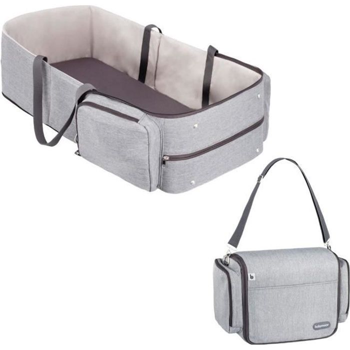 BABYMOOV Sac Langer Couffin 2 en 1 Travelnest Smokey Cdiscount
