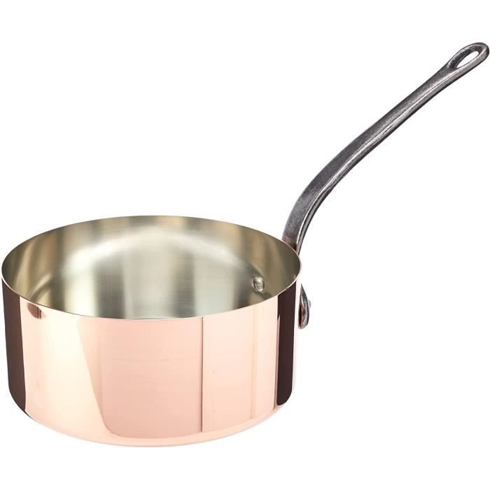 Baumalu 201026 Casserole en Cuivre et Manche en Fonte 20 cm