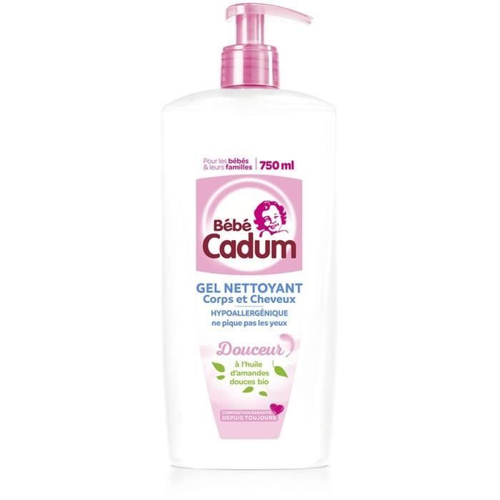 Lot De 6 Bebe Cadum Cheveux Et Corps Gel Sans Savon A L Huile D Amande Douce Bio 750 Ml Cdiscount Au Quotidien