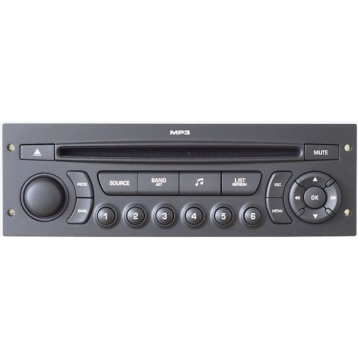 Autoradio RD45 Bluetooth avec CD USB, pour Peugeot 207 206 307 308 807