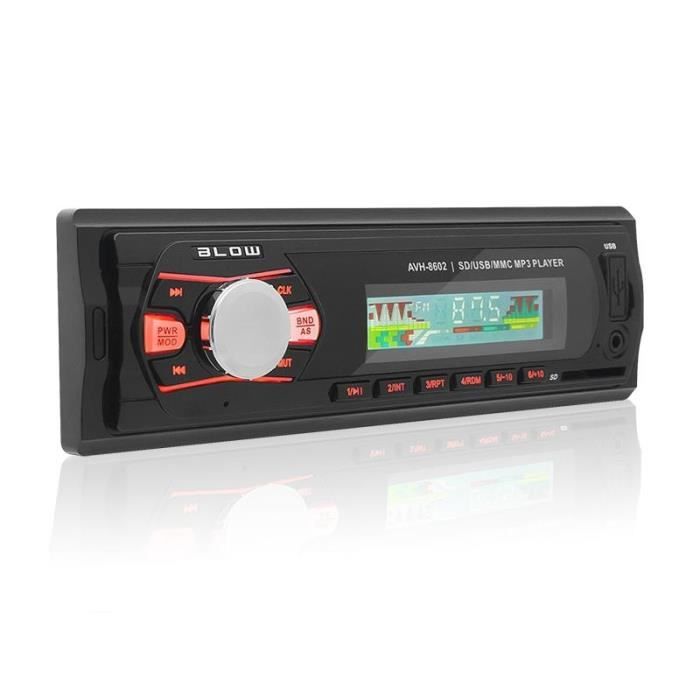 Autoradio BLOW - AVH DE 8602 - 1 DIN - Écran LCD - 4 x 45 W - USB/SD/AUX