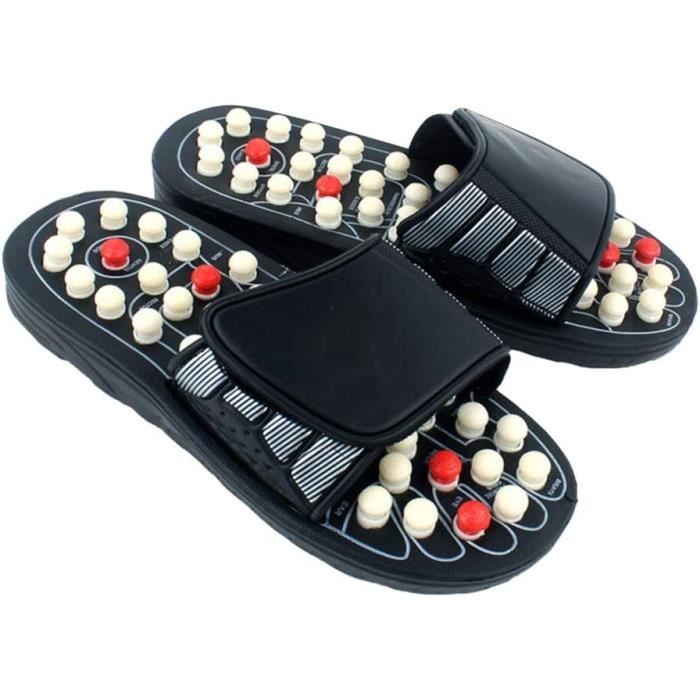 Pantoufle Femmes Appareil Massage Des Pieds, Chaussons Homme Sandales